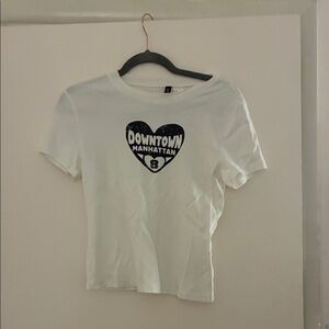 H&M Divided White T-Shirt